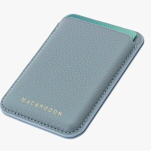 Macaroon MagSafe Blue Card Holder